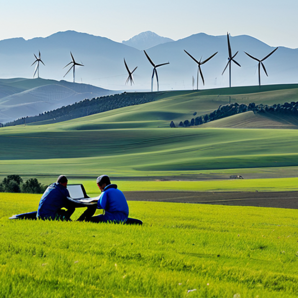 풍력 시스템 설계 - Wind Farm Site Analysis**

"A landscape photograph of a potential wind farm site in the Spanish coun...