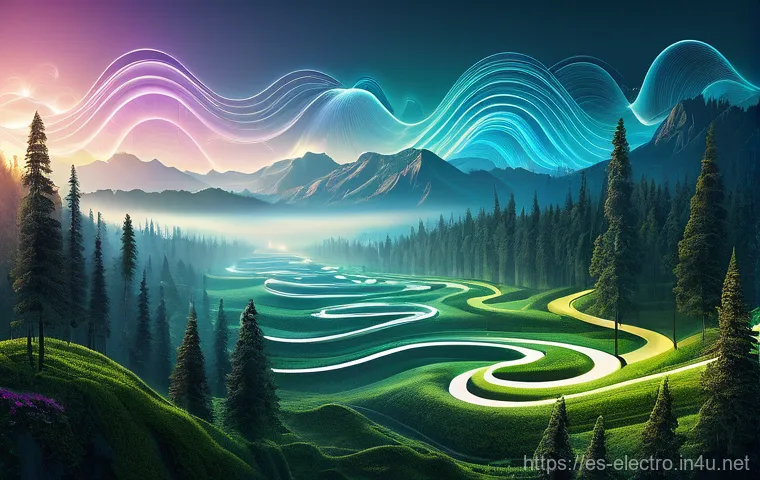 디지털 신호 변환 - The Symphony of Digital Alchemy**
A hyperrealistic, fantastical illustration depicting the abstract ...