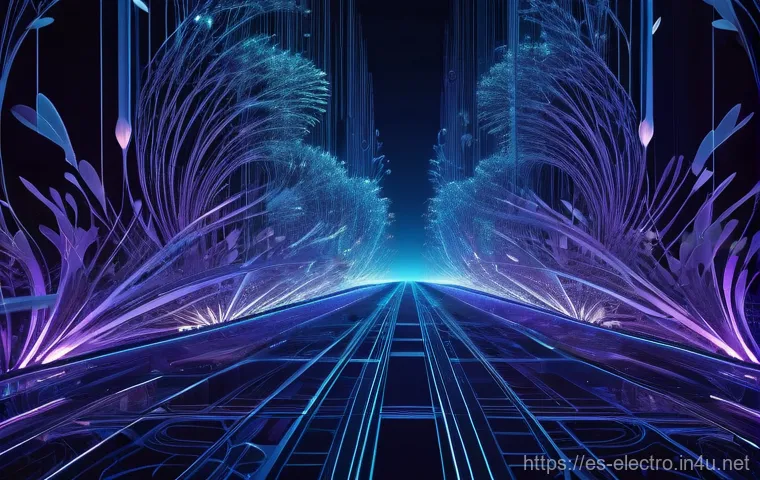 디지털 신호 변환 - The Symphony of Digital Alchemy**
A hyperrealistic, fantastical illustration depicting the abstract ...