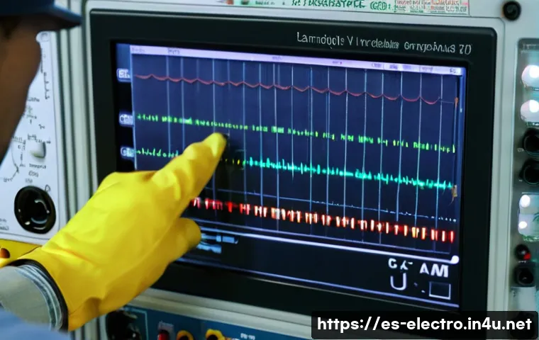 디지털 멀티미터 사용법 - A detailed close-up of a digital multimeter screen displaying various measurement symbols: a straigh...